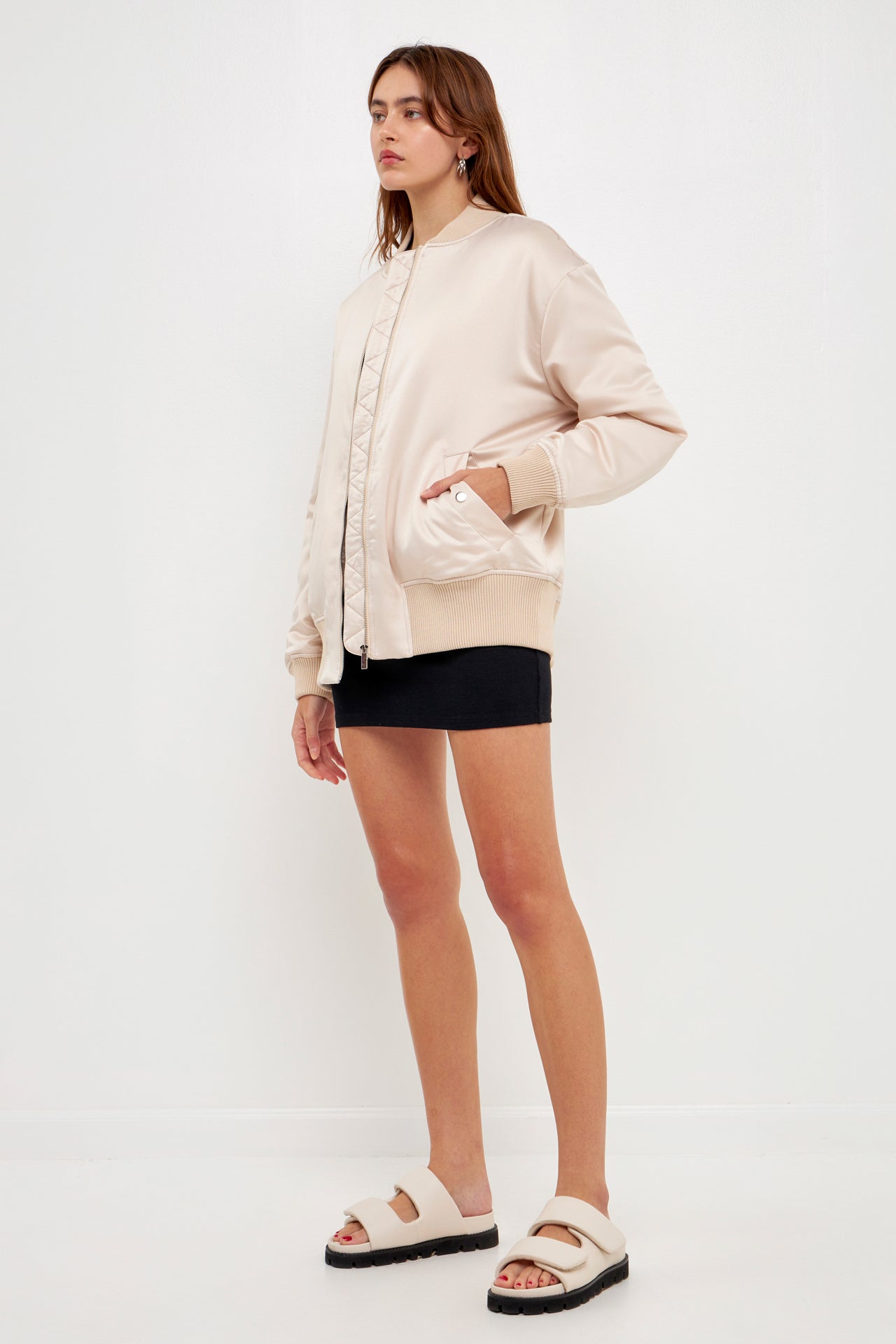 GREY LAB - Oversized Bomber Jacket - JACKETS available at Objectrare