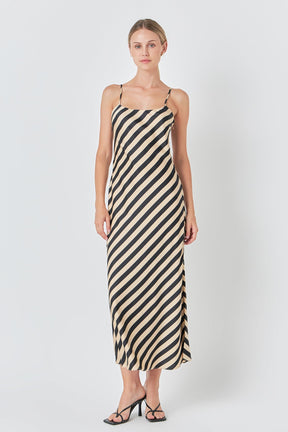 Endless rose striped maxi dress hotsell