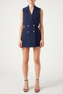 ENDLESS ROSE - Sleeveless Suit Romper - ROMPERS available at Objectrare