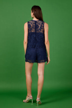 ENDLESS ROSE - Deco Lace Shorts - SHORTS available at Objectrare