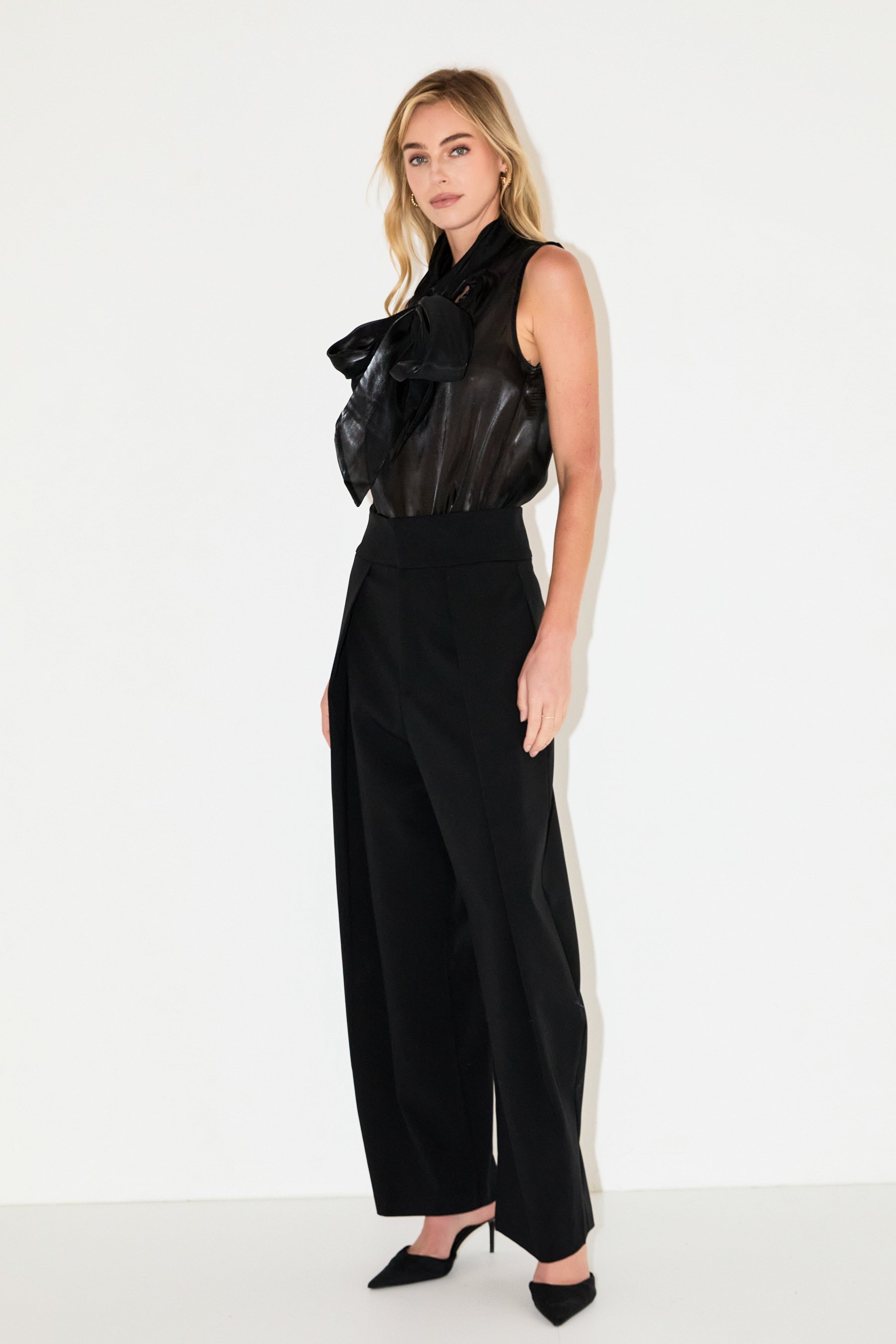 ENDLESS ROSE - Organza Sleeveless Top - TOPS available at Objectrare