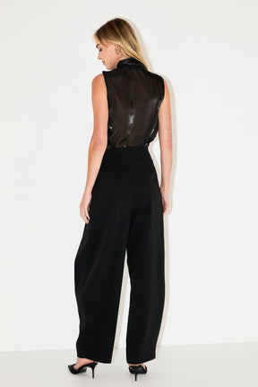 ENDLESS ROSE - Organza Sleeveless Top - TOPS available at Objectrare