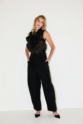 ENDLESS ROSE - Organza Sleeveless Top - TOPS available at Objectrare