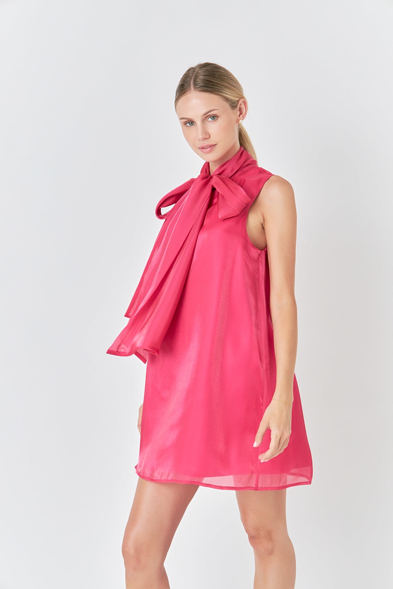 ENDLESS ROSE - Organza Mini Dress - DRESSES available at Objectrare