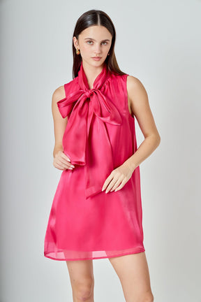 ENDLESS ROSE - Organza Mini Dress - DRESSES available at Objectrare