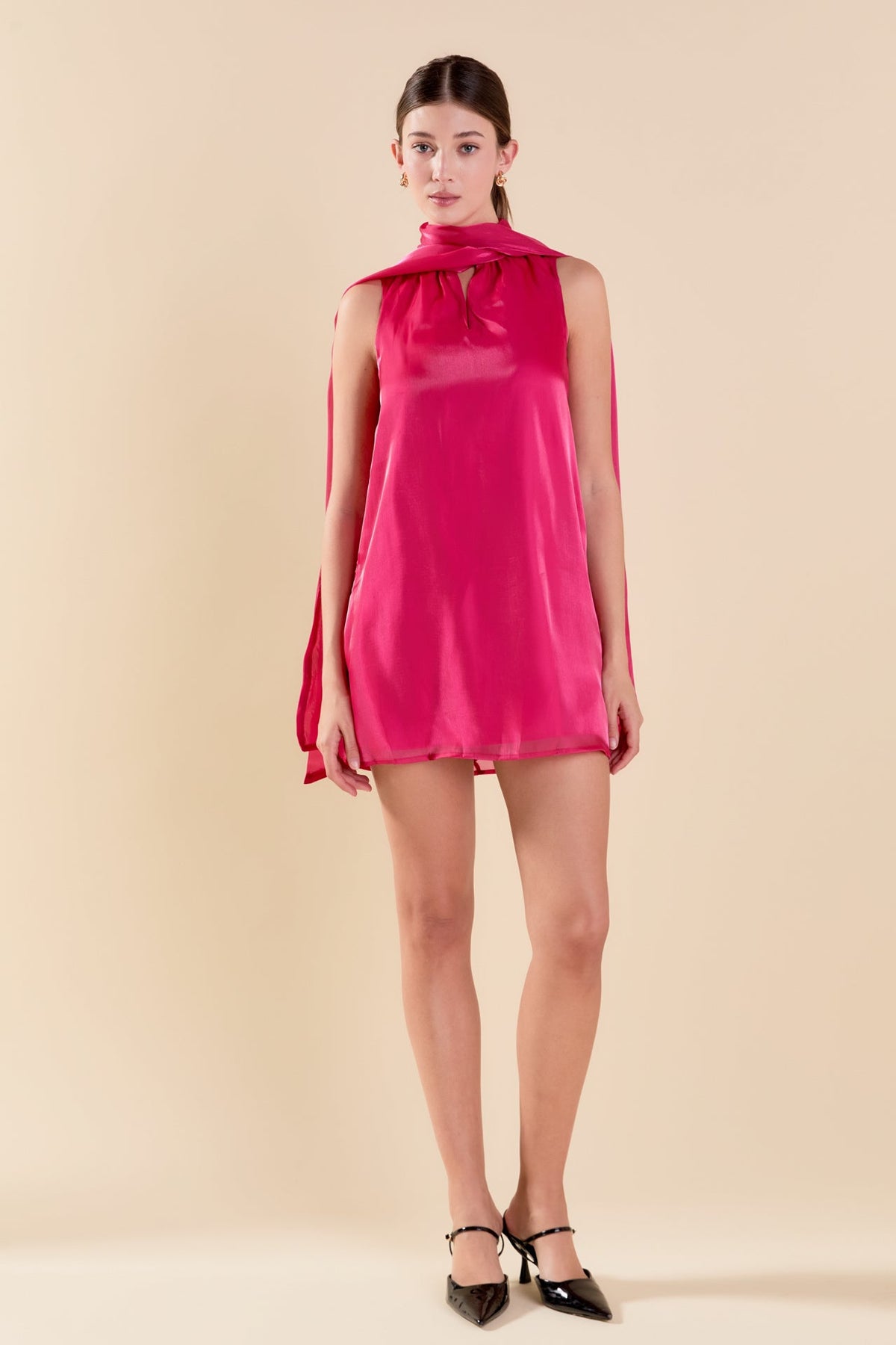 ENDLESS ROSE - Organza Mini Dress - DRESSES available at Objectrare