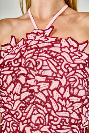 ENDLESS ROSE - Lace Mini Dress - DRESSES available at Objectrare