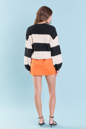 ENDLESS ROSE - Satin Pintucked Mini Skirt - SKIRTS available at Objectrare