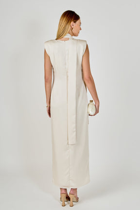 ENDLESS ROSE - Deep V Maxi Dress - DRESSES available at Objectrare
