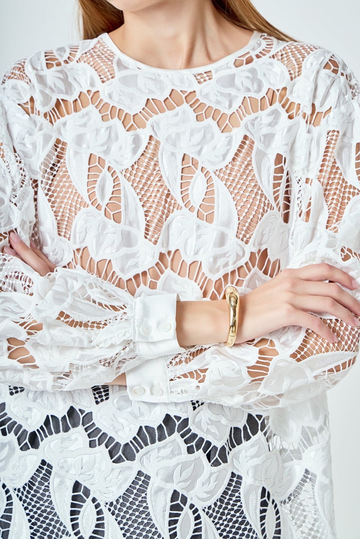 ENDLESS ROSE - Lace Blouse - TOPS available at Objectrare