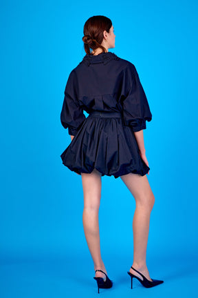 ENDLESS ROSE - High Waisted Bubble Mini Skirt - SKIRTS available at Objectrare