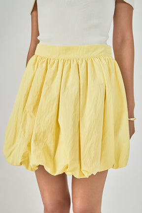 ENDLESS ROSE - High Waisted Bubble Mini Skirt - SKIRTS available at Objectrare