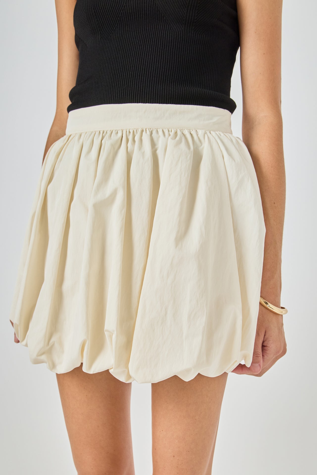 Noa High Waisted Bubble Mini Skirt
