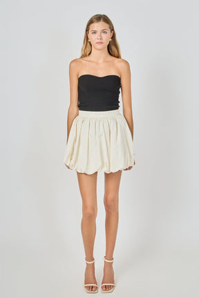 Noa High Waisted Bubble Mini Skirt