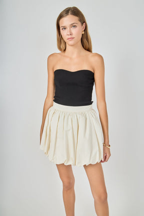 Noa High Waisted Bubble Mini Skirt