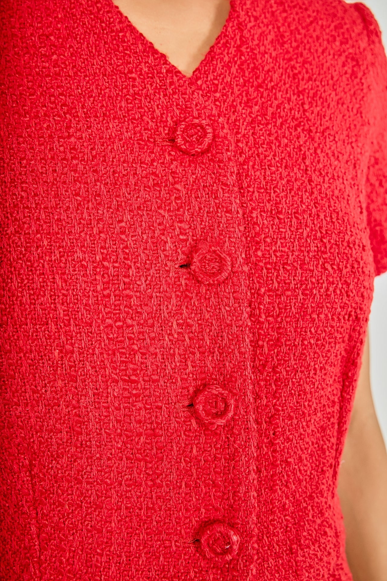 ENDLESS ROSE - Tweed Short Sleeve Top - TOPS available at Objectrare