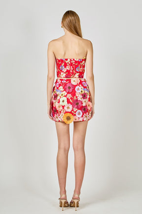 ENDLESS ROSE - Floral Embroidered Skirt - SKIRTS available at Objectrare