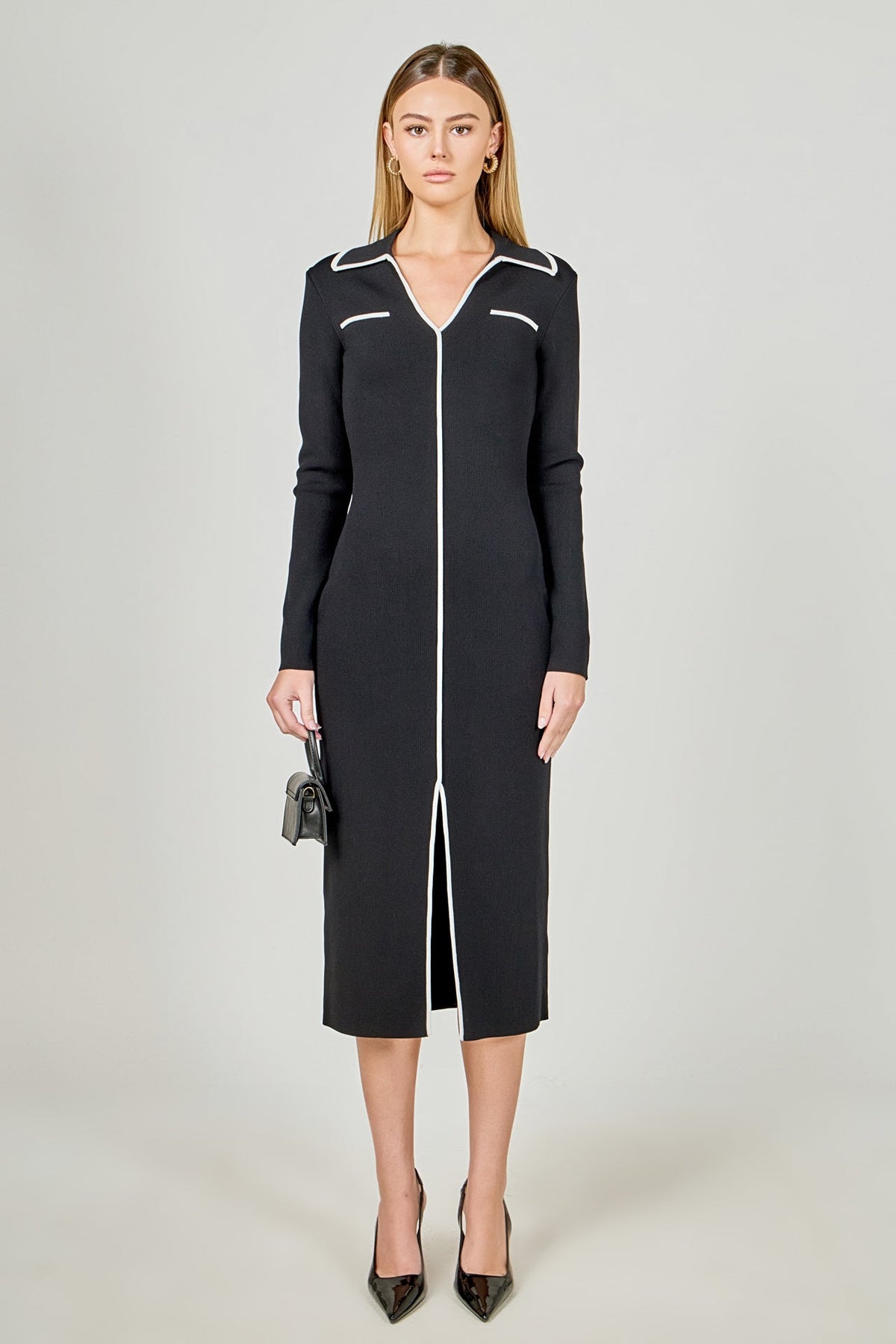 ENDLESS ROSE - Binded Midi Dress - DRESSES available at Objectrare