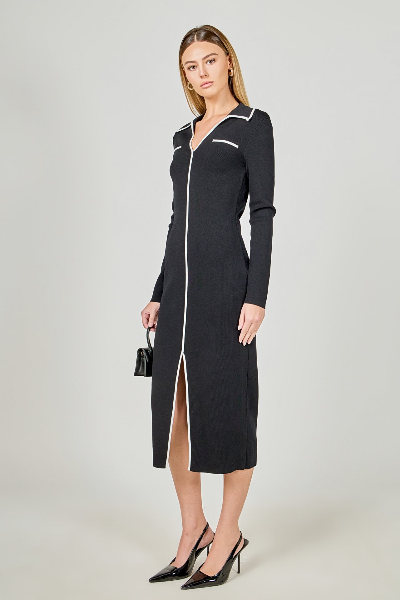 ENDLESS ROSE - Binded Midi Dress - DRESSES available at Objectrare