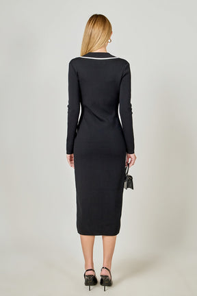 ENDLESS ROSE - Binded Midi Dress - DRESSES available at Objectrare