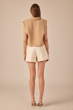 ENDLESS ROSE - Relaxed Collared Shirt - TOPS available at Objectrare