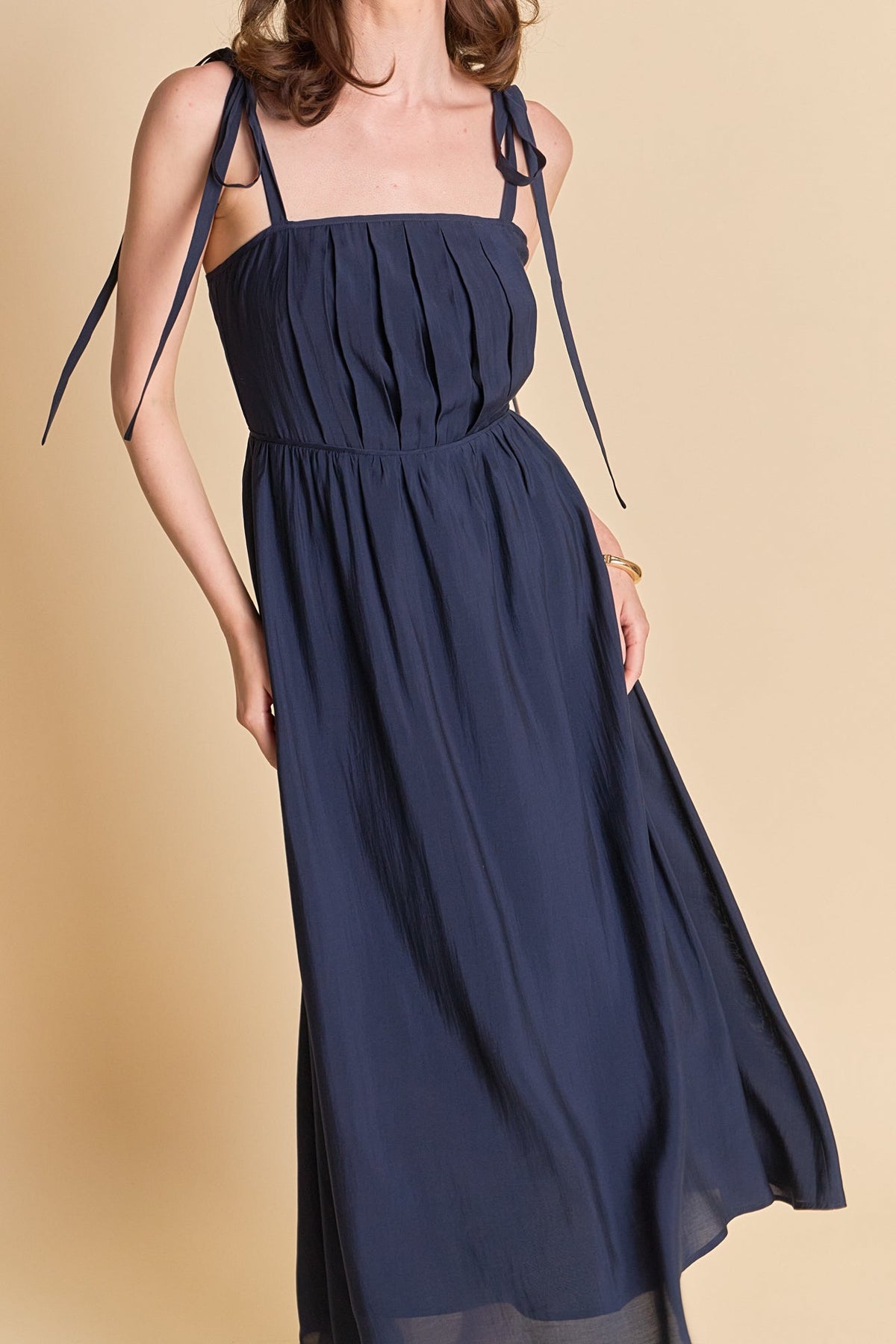 ENDLESS ROSE - Pleated Midi Dress - DRESSES available at Objectrare