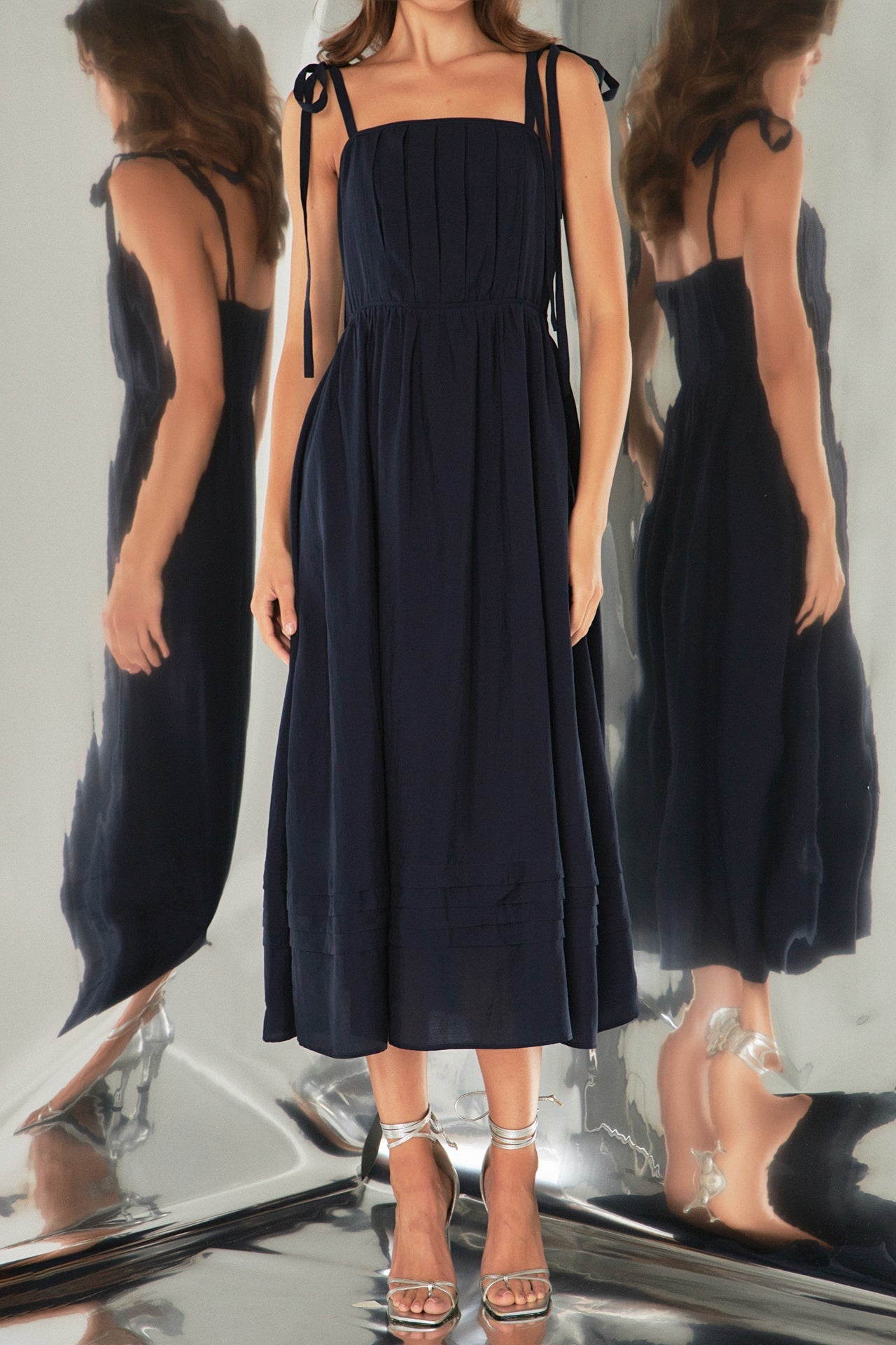 ENDLESS ROSE - Endless Rose - Pleated Midi Dress - DRESSES available at Objectrare