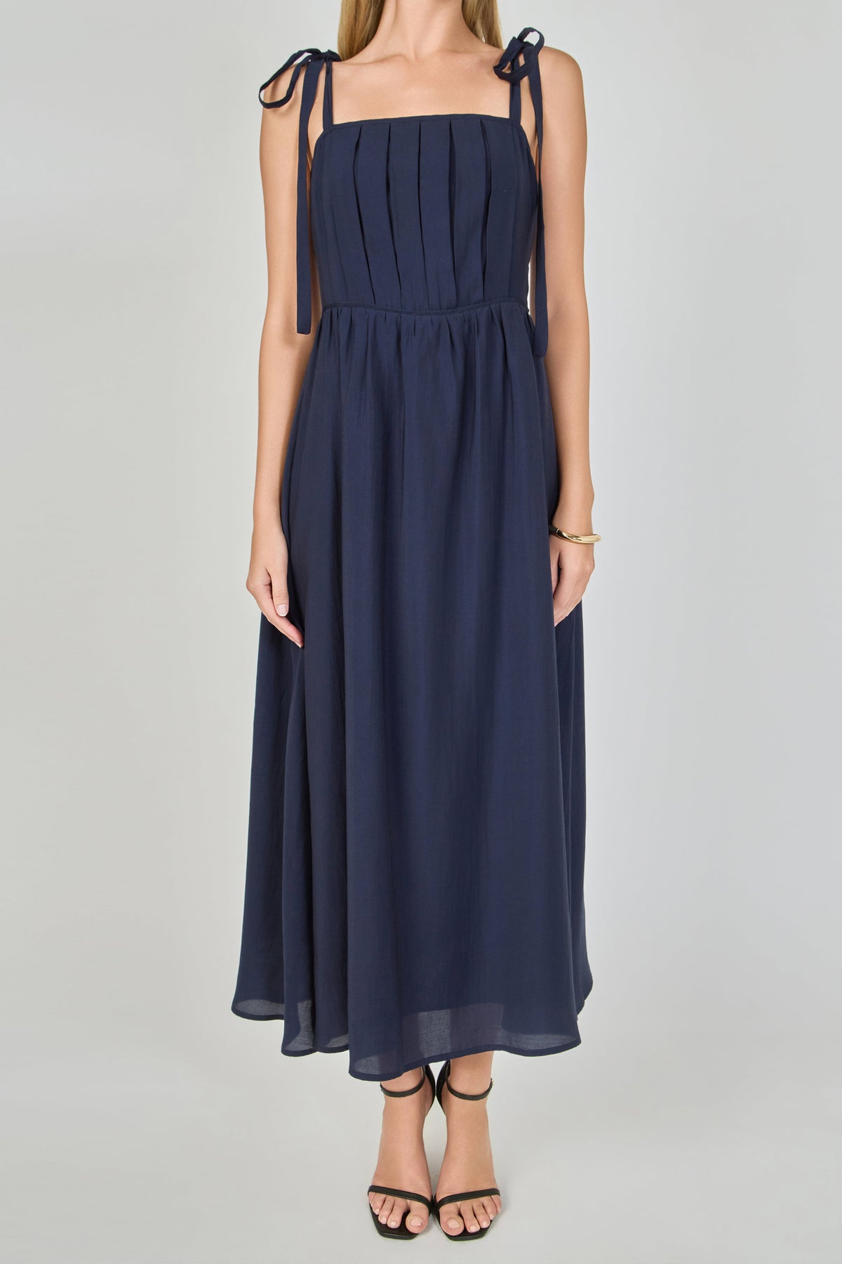 ENDLESS ROSE - Pleated Midi Dress - DRESSES available at Objectrare