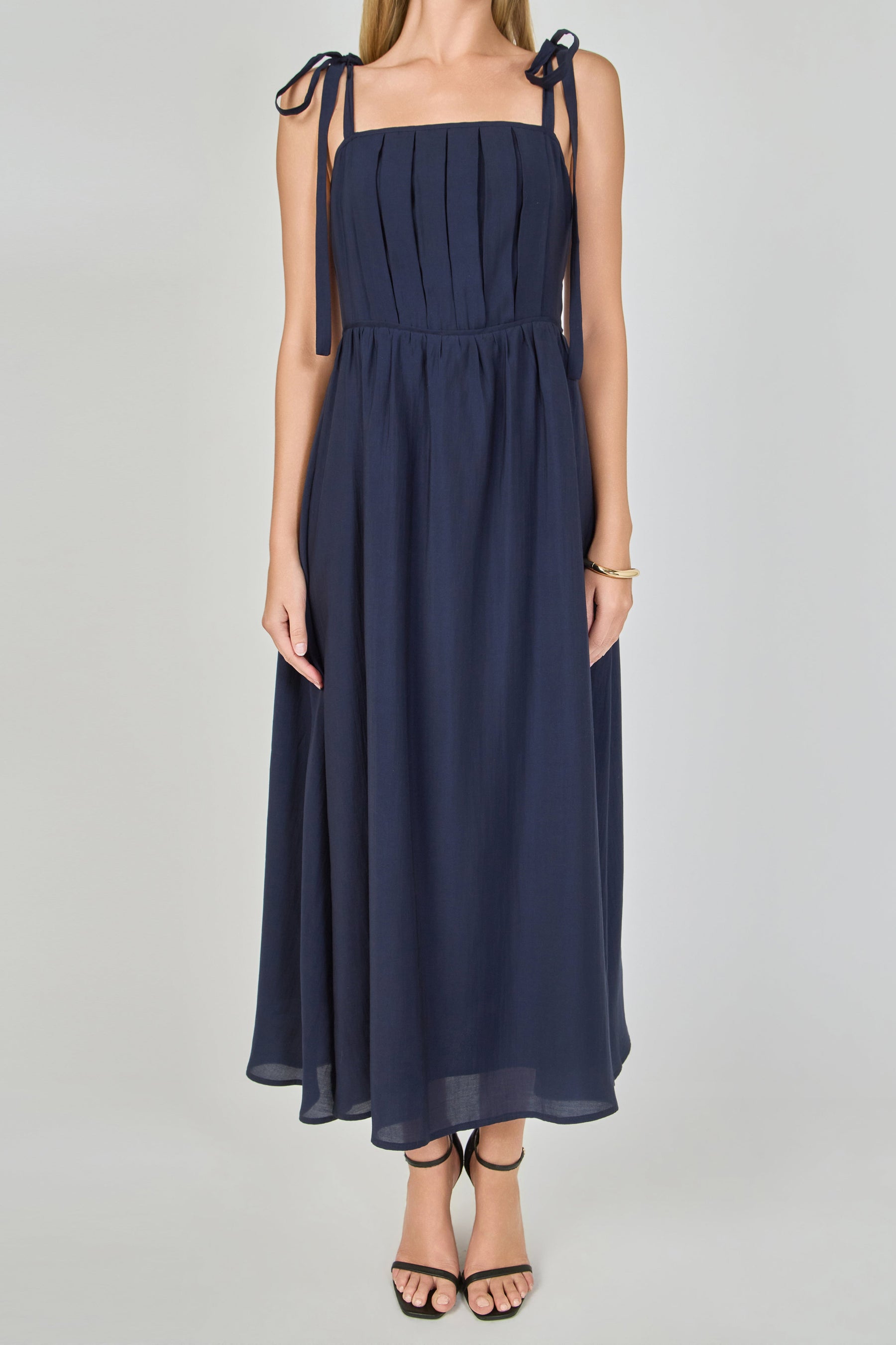 ENDLESS ROSE - Pleated Midi Dress - DRESSES available at Objectrare