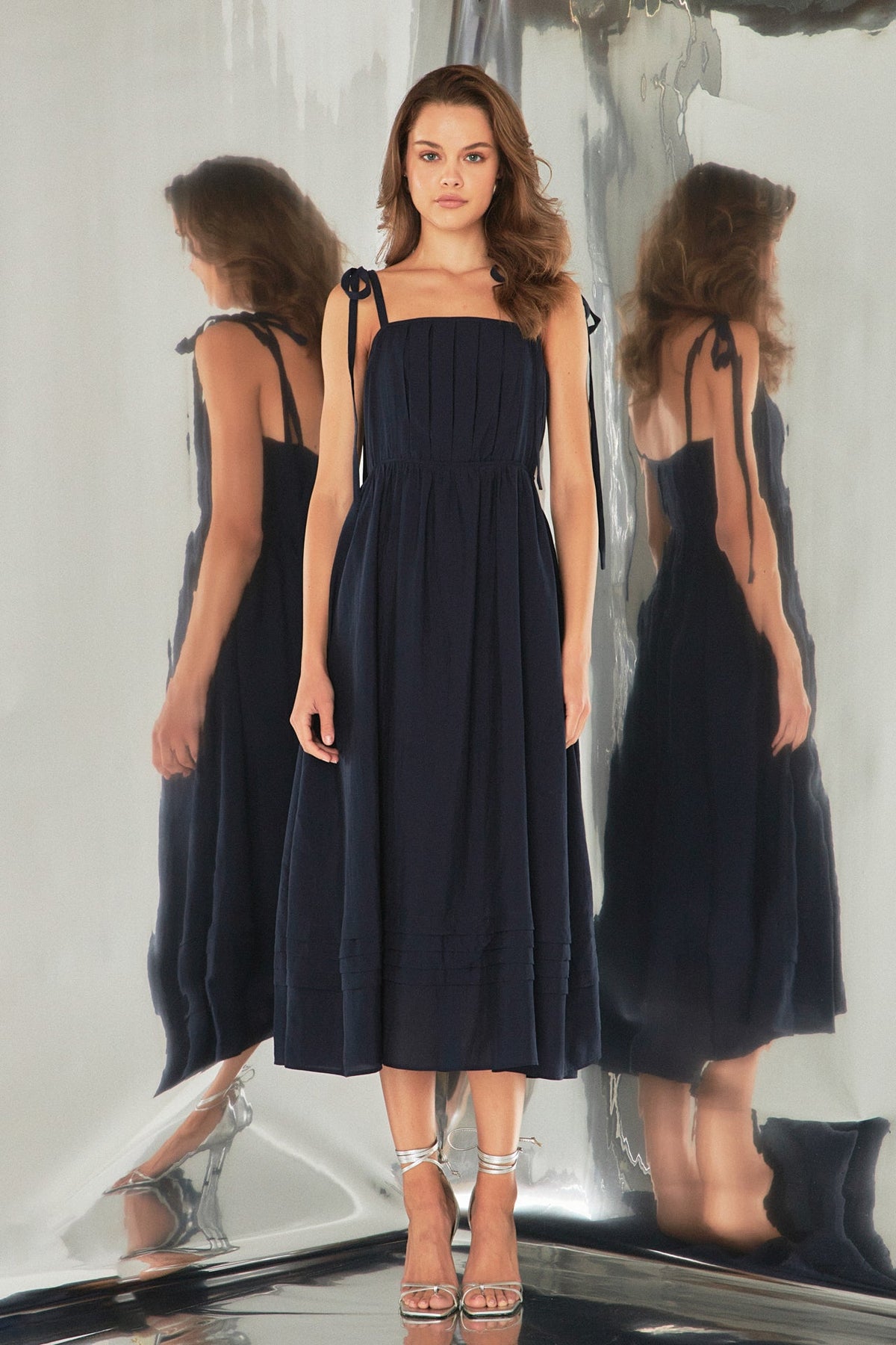 ENDLESS ROSE - Endless Rose - Pleated Midi Dress - DRESSES available at Objectrare