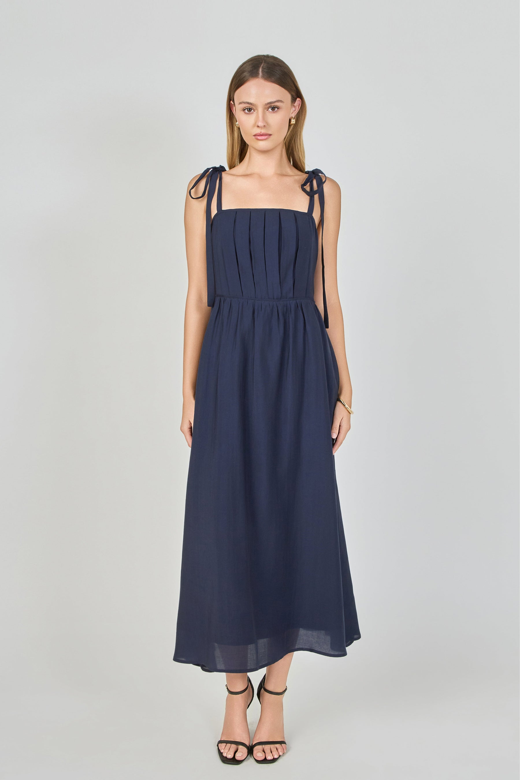 ENDLESS ROSE - Pleated Midi Dress - DRESSES available at Objectrare