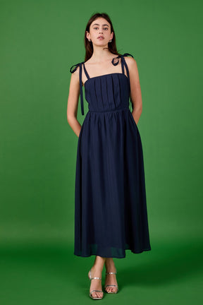 ENDLESS ROSE - Pleated Midi Dress - DRESSES available at Objectrare