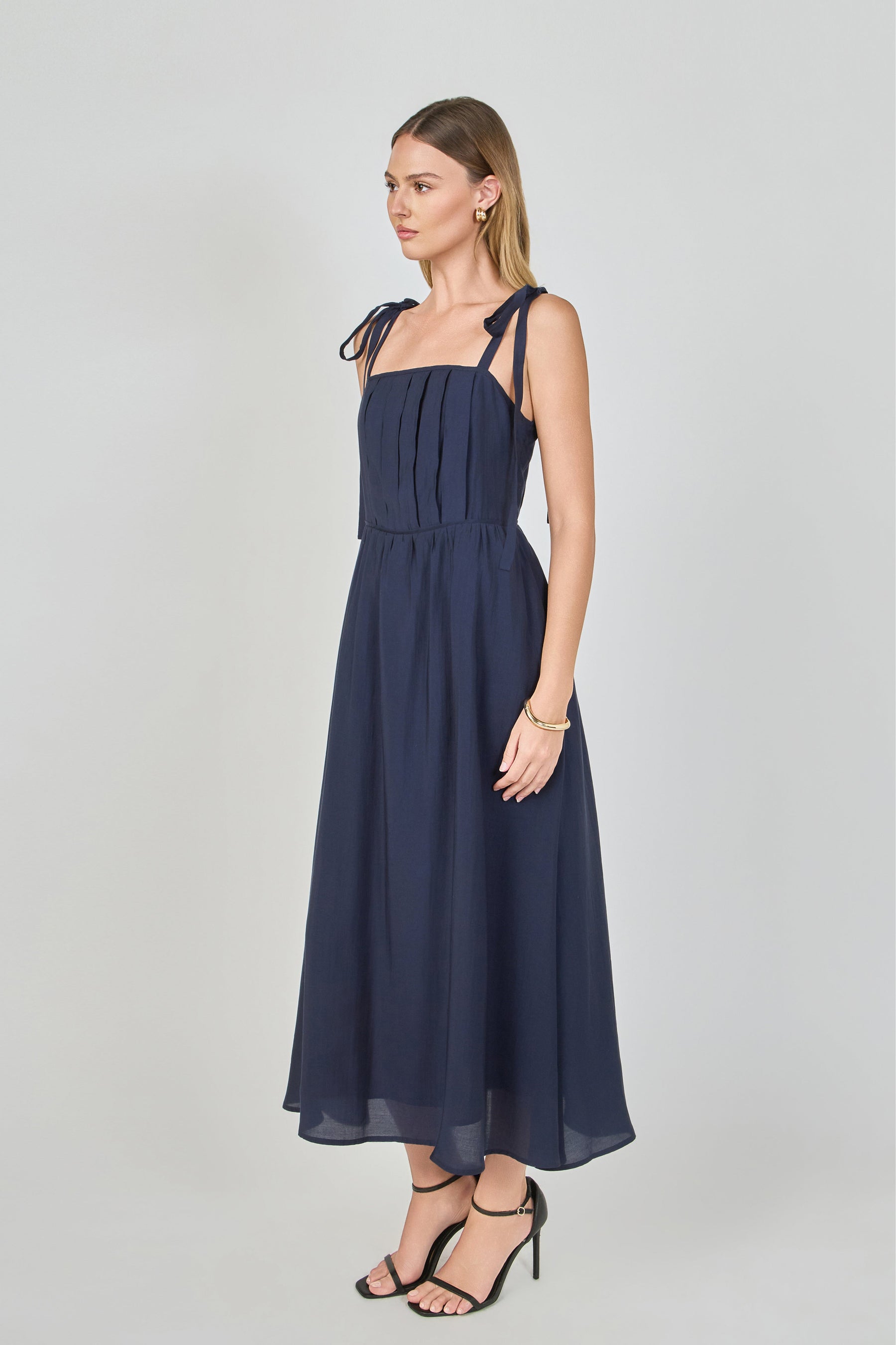 ENDLESS ROSE - Pleated Midi Dress - DRESSES available at Objectrare