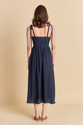 ENDLESS ROSE - Pleated Midi Dress - DRESSES available at Objectrare