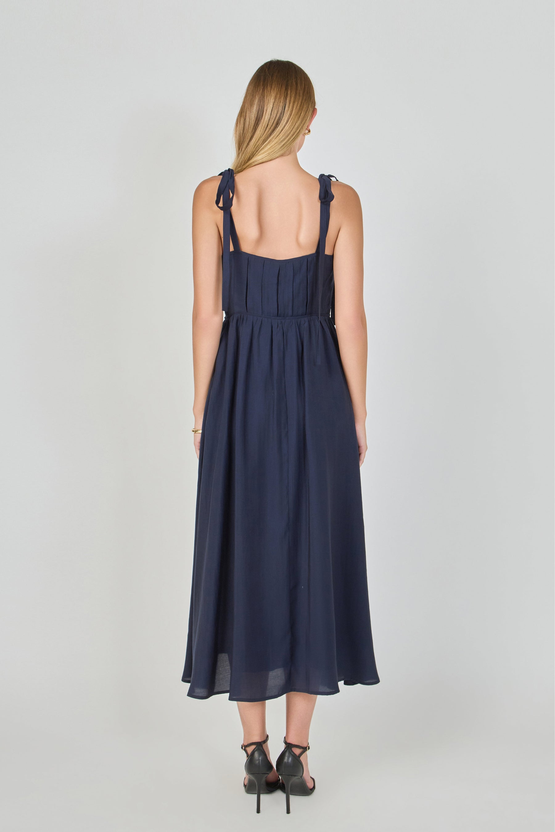 ENDLESS ROSE - Pleated Midi Dress - DRESSES available at Objectrare