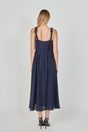ENDLESS ROSE - Pleated Midi Dress - DRESSES available at Objectrare