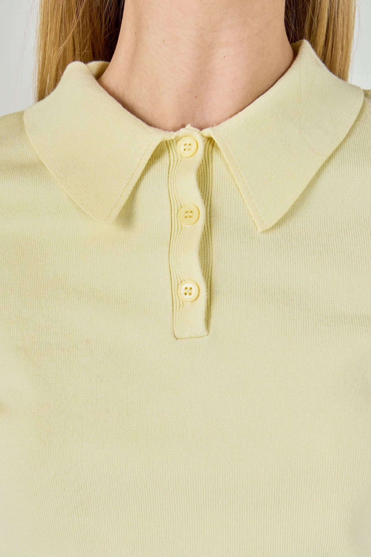 ENDLESS ROSE - Collared Short Sleeve Sweater - SWEATERS & KNITS available at Objectrare