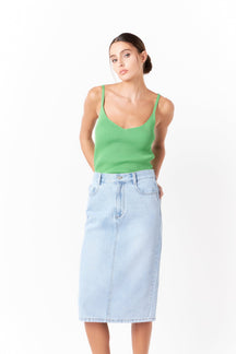 GREY LAB - Everday Elevated Strappy Knit Top - TOPS available at Objectrare