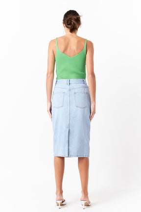 GREY LAB - Everday Elevated Strappy Knit Top - TOPS available at Objectrare