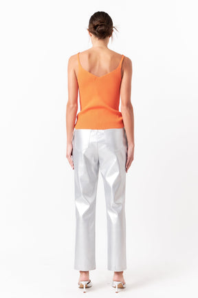 GREY LAB - Everday Elevated Strappy Knit Top - TOPS available at Objectrare