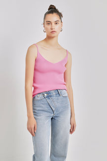 GREY LAB - Grey Lab - Everday Elevated Strappy Knit Top - TOPS available at Objectrare