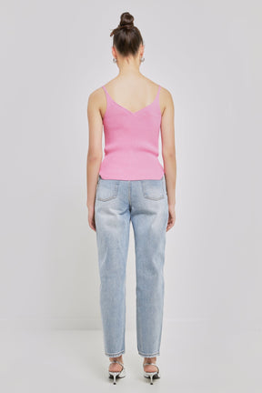 GREY LAB - Everday Elevated Strappy Knit Top - TOPS available at Objectrare