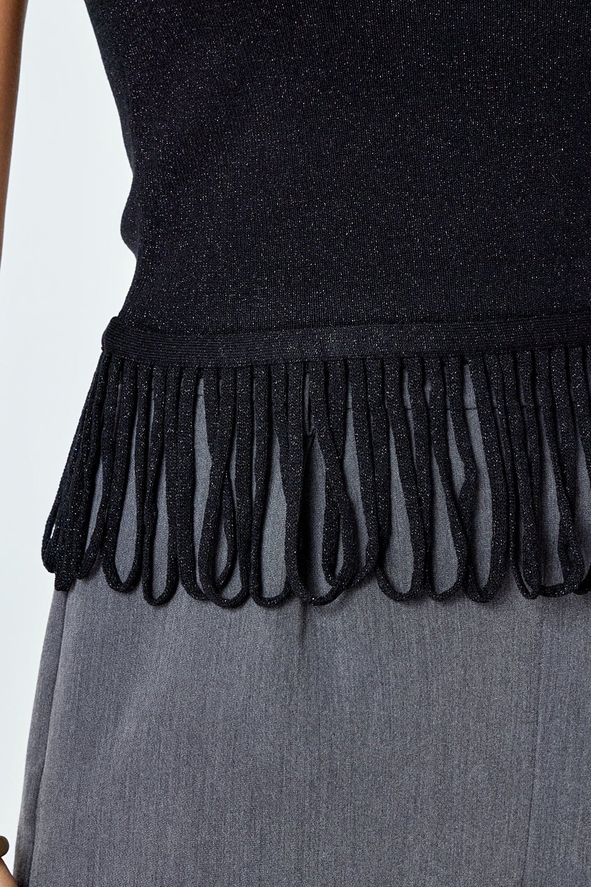 ENDLESS ROSE - Lurex Knit Loop Top - TOPS available at Objectrare