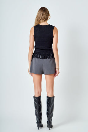 ENDLESS ROSE - Lurex Knit Loop Top - TOPS available at Objectrare