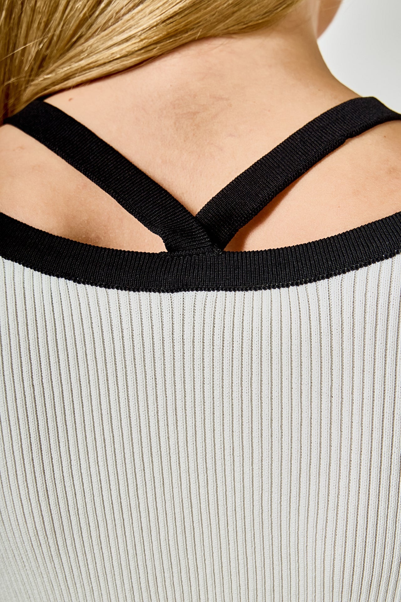 ENDLESS ROSE - Knit Cutout Halter Top - SWEATERS & KNITS available at Objectrare
