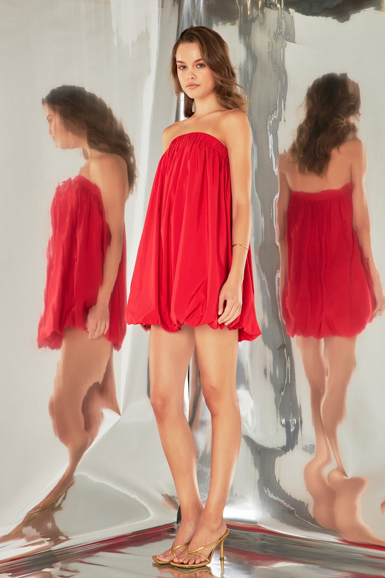 ENDLESS ROSE - Bubble Mini Dress - DRESSES available at Objectrare