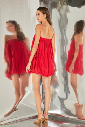 ENDLESS ROSE - Bubble Mini Dress - DRESSES available at Objectrare