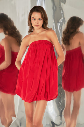 ENDLESS ROSE - Bubble Mini Dress - DRESSES available at Objectrare