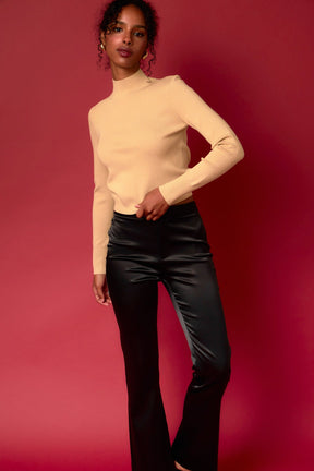 ENDLESS ROSE - Lurex Knit Crop Top - SWEATERS & KNITS available at Objectrare