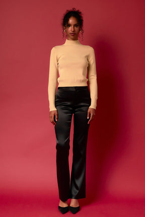 ENDLESS ROSE - Lurex Knit Crop Top - SWEATERS & KNITS available at Objectrare